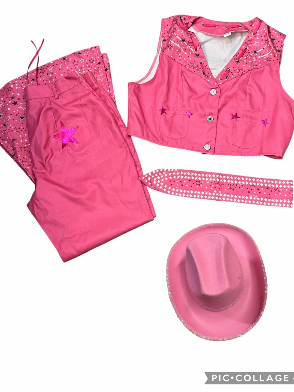 Women’s Pink Barbie Western Cowgirl Costume